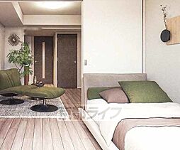 エステムコート京都二条 703 7階2Kのリビング/ダイニング