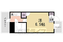 ＤＥＴＯＭ‐1北山レディース 2階1Kの間取り