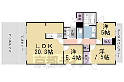 間取図画像 3LDK