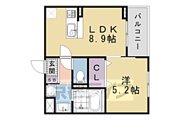 ソレイユ八条春日 2階/-
