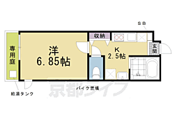 EastField 1Kの間取図画像