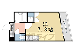 ハイムリッツ ワンルームの間取図画像