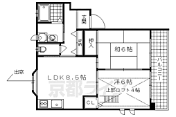 山越ＦＬＯＲＡ　ＧＡＲＤＥＮ 2階/-