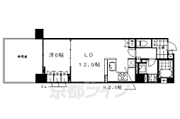 リーガル京都二条城北 1階/-