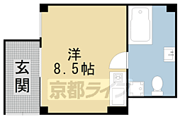 JURAKURO ワンルームの間取図画像