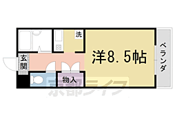 アザレア館 1Kの間取図画像