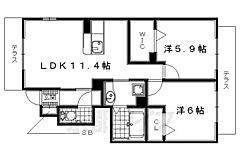 物件の間取り