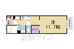 ハミングバード ワンルームの間取図画像