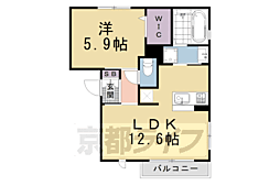 メゾン・ド・アンジュ 1LDKの間取図画像