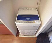 洗濯機置けます。