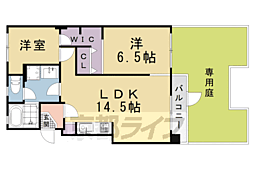 石原住宅D棟 2LDKの間取図画像