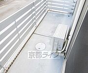 広いバルコニー