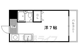 ヤスミマンション 1Kの間取図画像