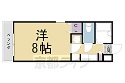 中井マンション新烏丸 4階/-
