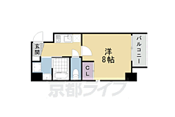 グランドパレス大宮五条 1Kの間取図画像