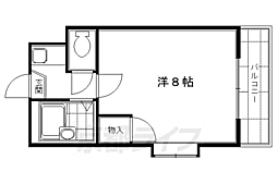 メゾン・ド・ラディ 1Kの間取図画像
