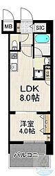 サンロージュ大分駅前 1LDKの間取図画像