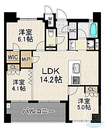 サンパーク箱崎駅前グラッセ 5階