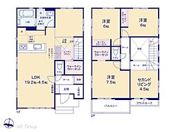 吉川市中野5期　新築一戸建て　全2棟