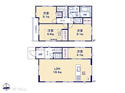 船橋市西船2丁目　新築一戸建て　全2棟