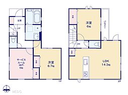 三郷市戸ヶ崎3丁目　新築一戸建て　全1棟