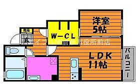 Re-LifeII  ｜ 岡山県倉敷市北畝1丁目（賃貸アパート1LDK・1階・42.82㎡） その2