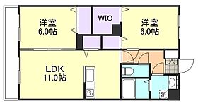 岡山県倉敷市老松町3丁目14-57（賃貸マンション2LDK・2階・55.18㎡） その2