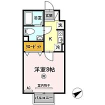 フォルトゥーナ 203 ｜ 岡山県浅口市金光町占見新田710-1（賃貸アパート1K・2階・26.71㎡） その2