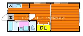 岡山県総社市南溝手293（賃貸アパート1DK・2階・34.68㎡） その2