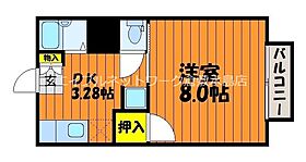 カルチェラタンF 206 ｜ 岡山県総社市井手697-3（賃貸アパート1K・2階・24.09㎡） その2