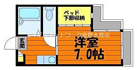 岡山県倉敷市上東1075-3（賃貸アパート1K・2階・19.80㎡） その2