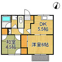 岡山県浅口市鴨方町六条院中440（賃貸アパート2DK・2階・43.32㎡） その2