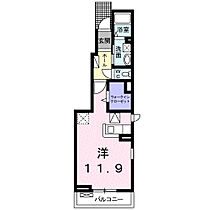 岡山県岡山市北区田中166番地110（賃貸アパート1R・1階・32.94㎡） その2