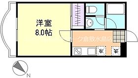 シンフォニア中央 306 ｜ 岡山県倉敷市連島中央4丁目14-28（賃貸マンション1K・3階・26.30㎡） その2