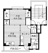 岡山県倉敷市児島稗田町2660-8（賃貸マンション2K・2階・33.09㎡） その2