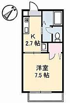 岡山県倉敷市福田町浦田2653-36（賃貸アパート1K・2階・24.79㎡） その2