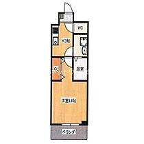 岡山県倉敷市老松町3丁目12-23（賃貸マンション1K・4階・27.20㎡） その2