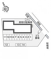 岡山県倉敷市西富井1240-1（賃貸アパート1K・2階・23.18㎡） その3