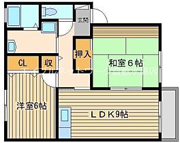 岡山県岡山市北区花尻みどり町5-101（賃貸アパート2LDK・2階・56.10㎡） その2