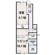 岡山県倉敷市玉島乙島6849（賃貸アパート1LDK・1階・44.04㎡） その2