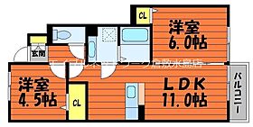 岡山県倉敷市日吉町251-6（賃貸アパート2LDK・1階・48.23㎡） その2