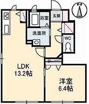 岡山県倉敷市西中新田215-10（賃貸アパート1LDK・1階・46.50㎡） その2