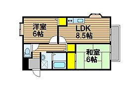 岡山県総社市福井2150-1（賃貸アパート2LDK・1階・51.37㎡） その2