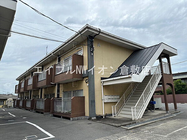 岡山県倉敷市中島(賃貸アパート2DK・2階・34.60㎡)の写真 その1