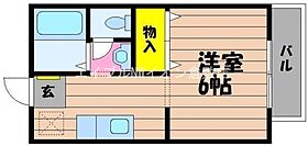 岡山県倉敷市中島（賃貸アパート1K・1階・23.77㎡） その2