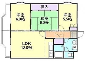 岡山県倉敷市白楽町317-7（賃貸マンション3LDK・3階・64.30㎡） その2