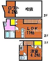 岡山県倉敷市羽島224-1（賃貸テラスハウス1LDK・1階・47.80㎡） その2