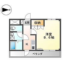 岡山県倉敷市玉島長尾（賃貸アパート1K・1階・28.56㎡） その2