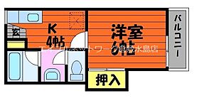 岡山県倉敷市四十瀬422-9（賃貸アパート1K・2階・23.00㎡） その2