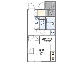 岡山県総社市中原395-1（賃貸アパート1K・1階・23.27㎡） その2